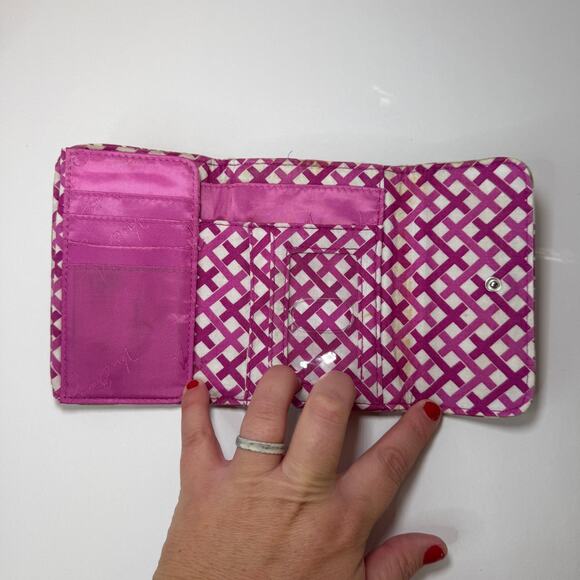 Vera Bradley Julep Tulip Floral Print Euro Wallet Trifold - Picture 3 of 6